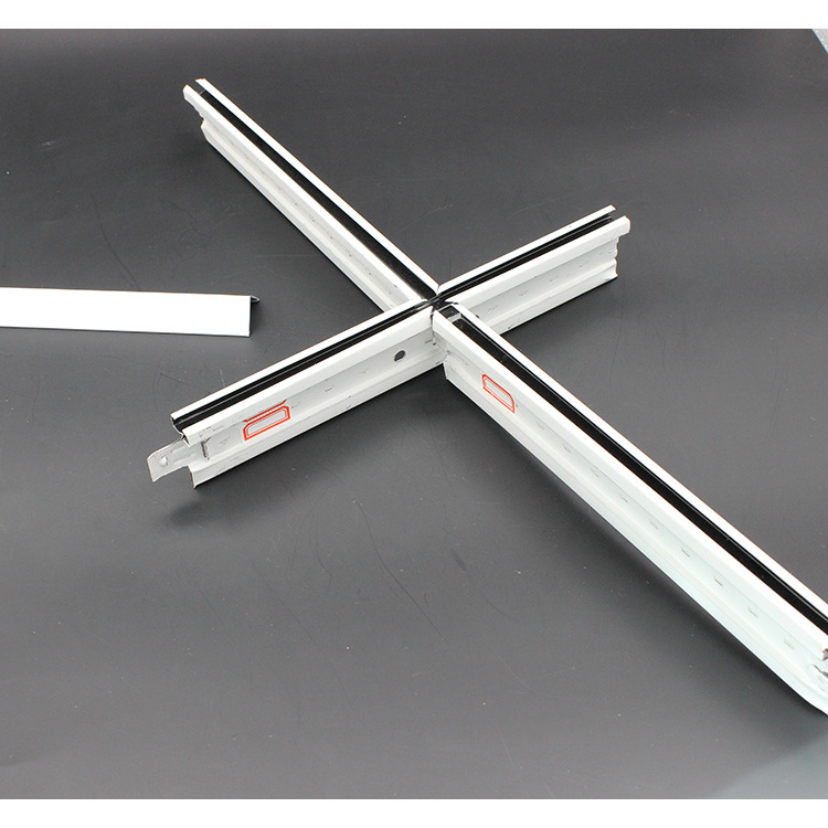 TRUSUS Hot sell model Laser surface flat bar /T grid suspended galvanized ceiling t grid components