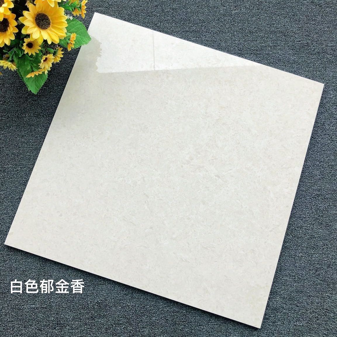 China Glossy White Glazed Marble Price 600x600mm Porcelain Polished Ceramic Floor Tiles 60x60 Impression Marble Ceramic Tiles