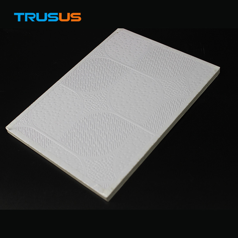 Vinyl Coated Gypsum Ceiling Tiles With Aluminium Foil Back