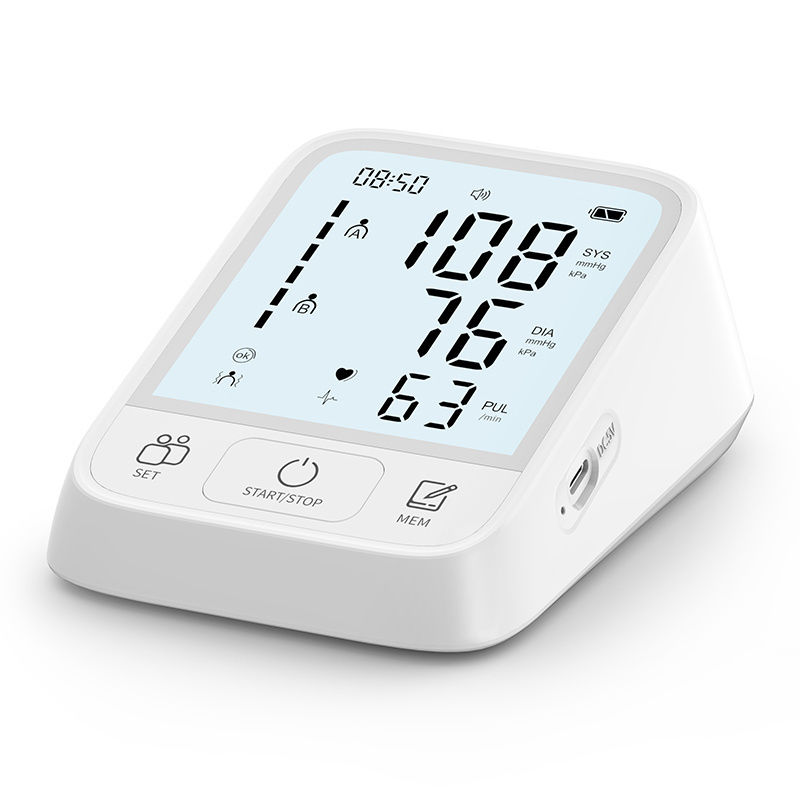 ODM OEM household medical equipment health medical heart rate blood pressure monitor digital sphygmomanometer