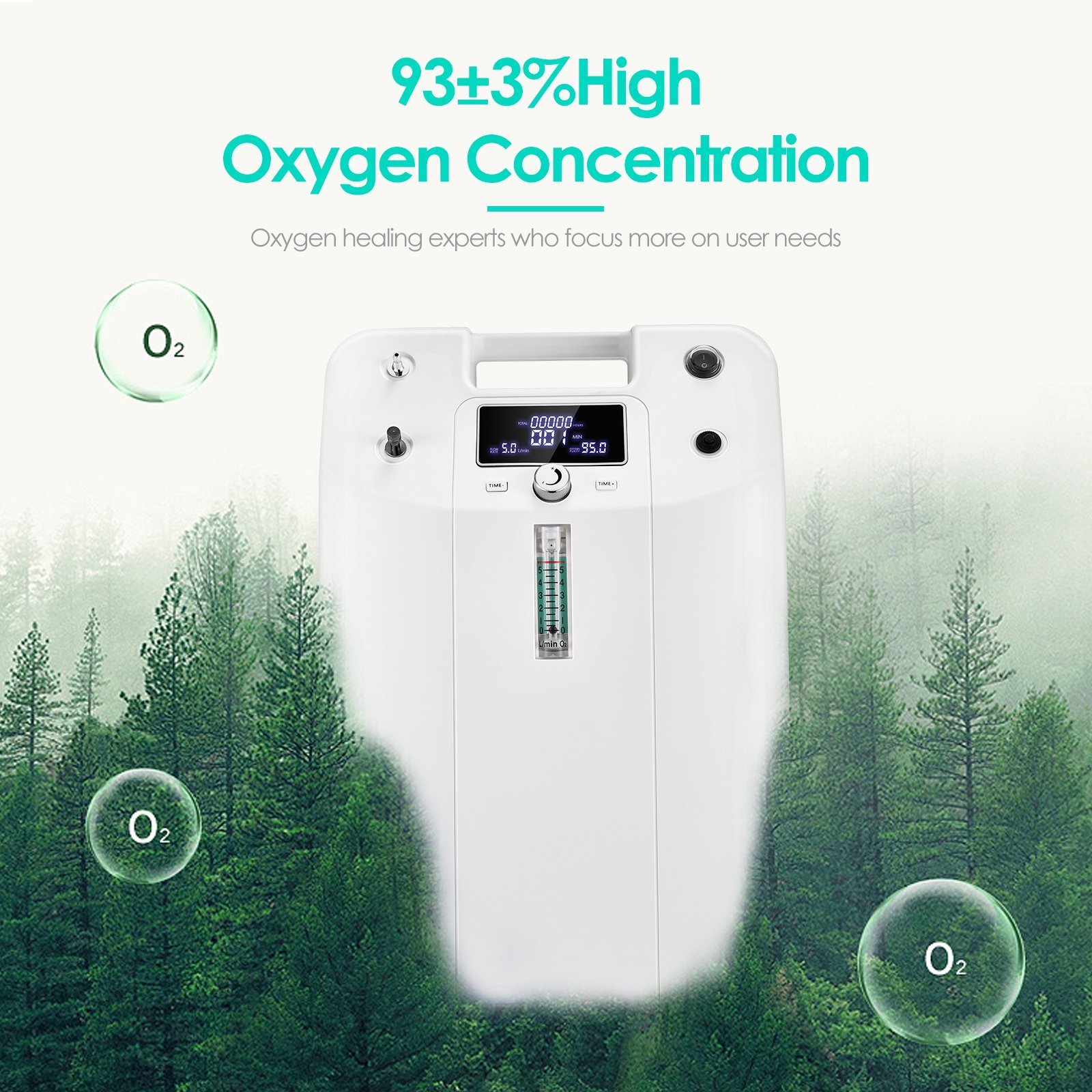 5L-10L oxygen machine for home machine oxygene hospitsk Silent ward for elderly and children oxygen machine 5L 10L