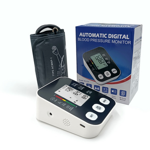 BP monitor with voice color changing arm blood pressure monitor digital blood pressure monitor sphygomanometer