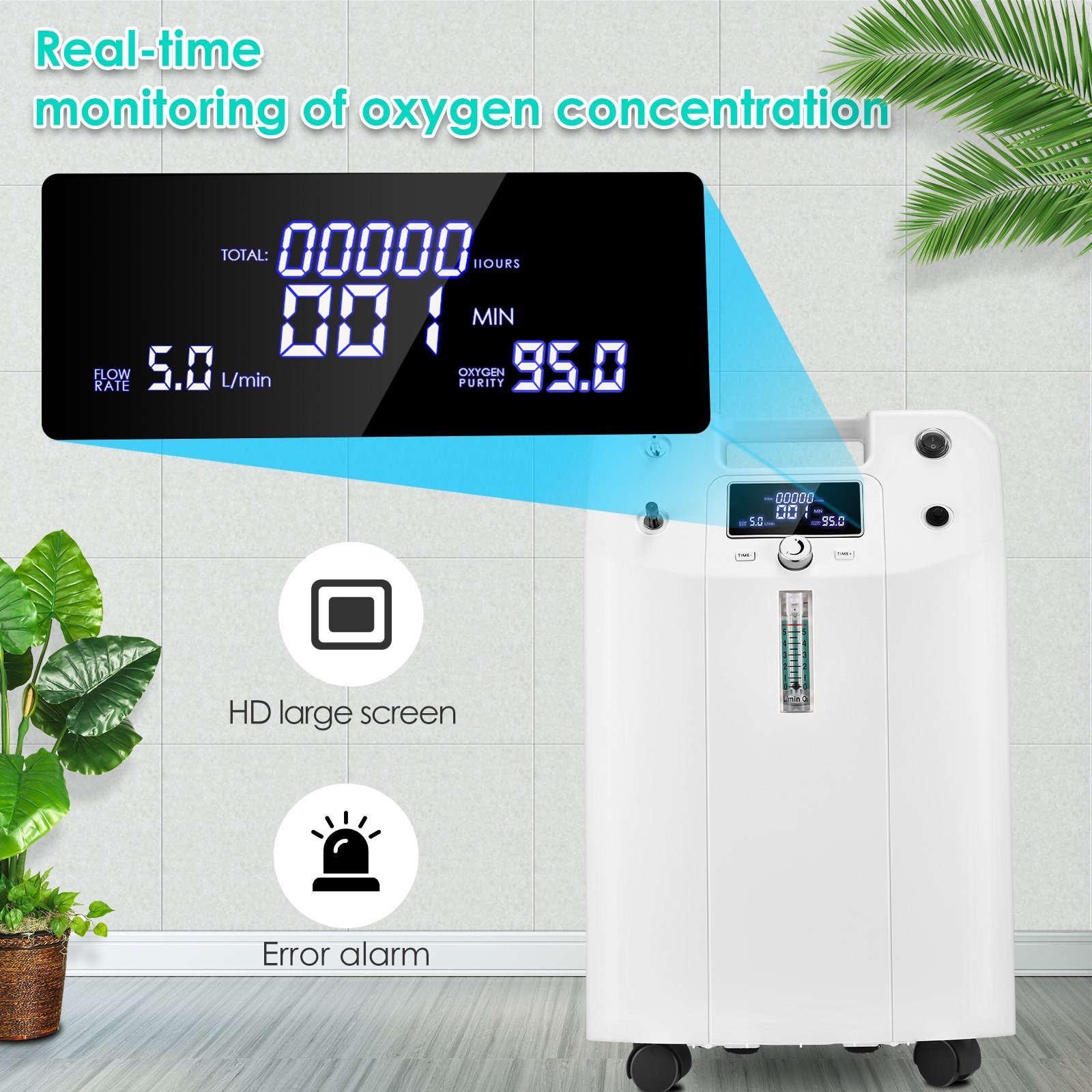 5L-10L oxygen machine for home machine oxygene hospitsk Silent ward for elderly and children oxygen machine 5L 10L