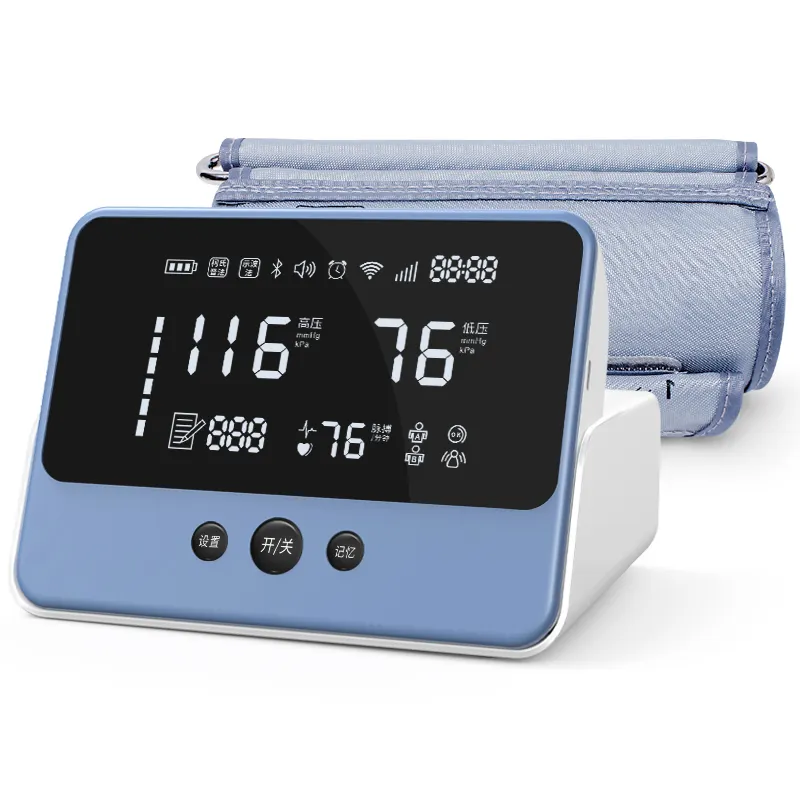 Home- Hospital Desktop design high accuracy electronic dual mode sphygmomanometer high quality BP machine digital tensiometer