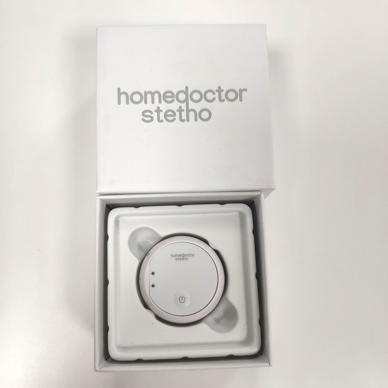 Mini portable Bluetooth contral high quality digital stethoscope for telemedicine smart elrctronic stethoscope