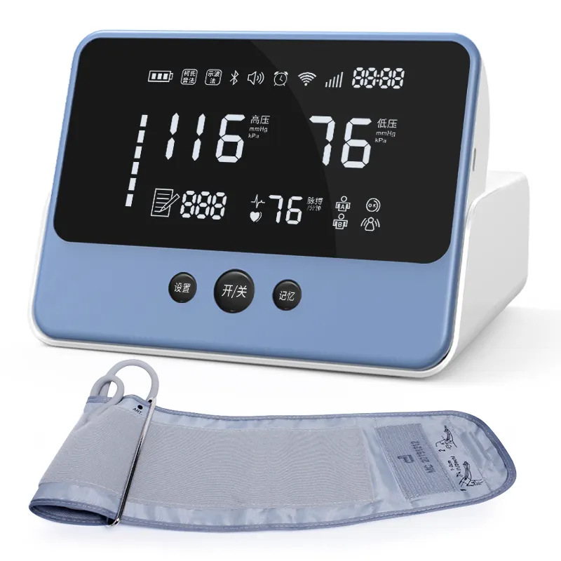 Home- Hospital Desktop design high accuracy electronic dual mode sphygmomanometer high quality BP machine digital tensiometer