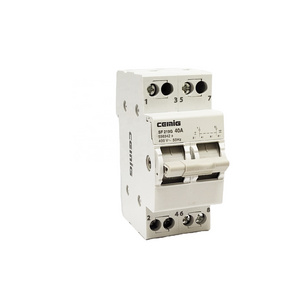 CEMIG High Quality Changeover Switch 2P 63A 230/400VAC Modular Dual Power Manual Transfer Isolator Switch Din Rail Installation