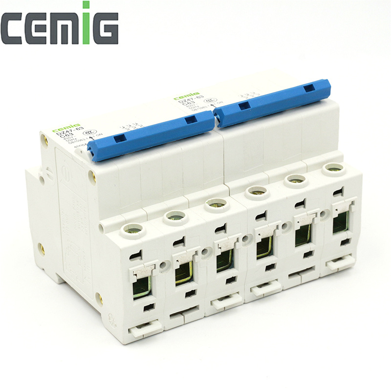 Cemig  Dual Power Manual Operation Transfer Switch MTS 63A 2P/3P/4P Circuit Breaker MCB Type CB Class 400VAC