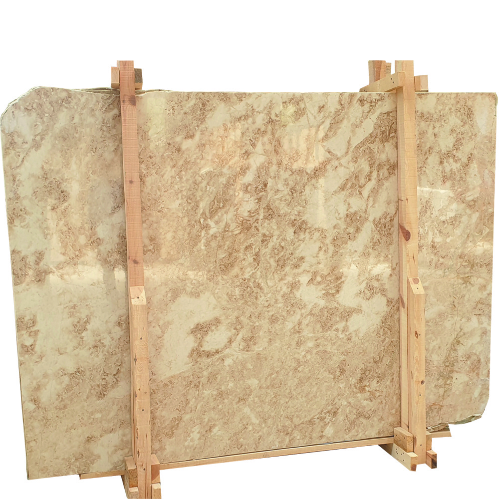 2023 Cappuccino Beige Marble Slabs Polished or Matt Honed Made in Turkey CEM-SLB-41 Natural Stone Slab Kitchen Countertop