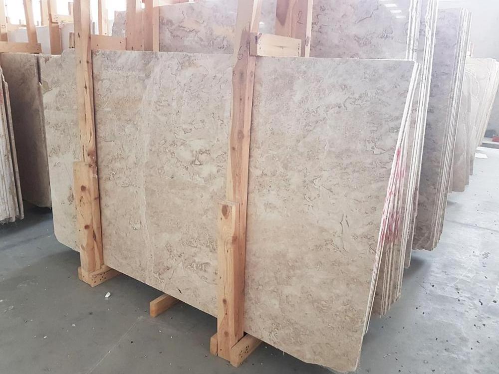 2023 Cappuccino Beige Marble Slabs Polished or Matt Honed Made in Turkey CEM-SLB-41 Natural Stone Slab Kitchen Countertop