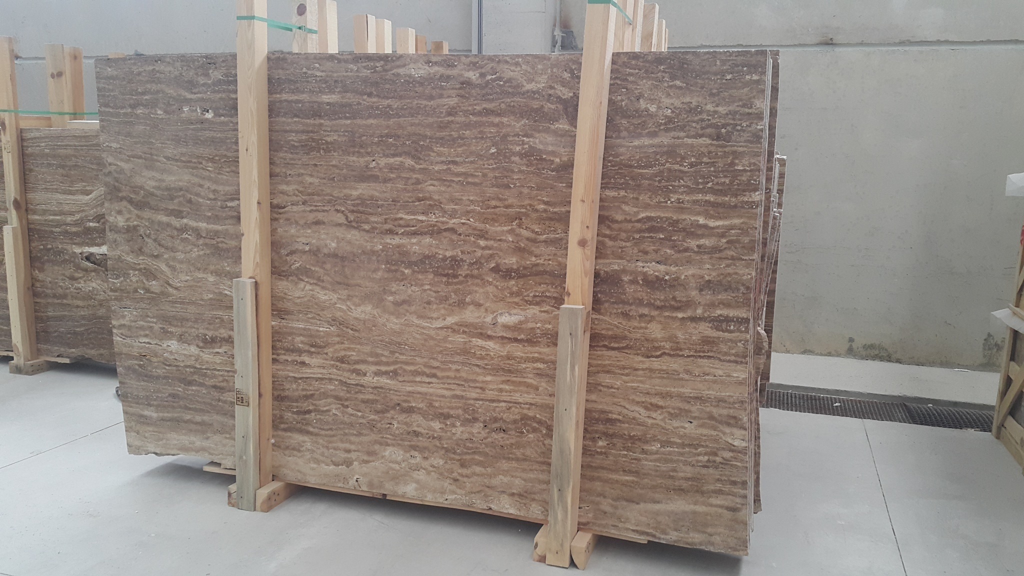 2023 Brown Noche Travertine Slab Vein Cut Made in Turkey model CEM-SLB-04-02 New Model Premium Quality Hot Sale Natural Stone