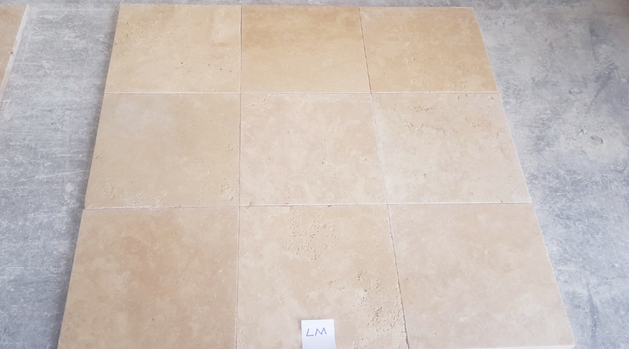 Light Ivory Travertine Turkey Classic Beige Travertine Cut to Size Tiles Cross Cut Unfilled and Tumbled Pavers