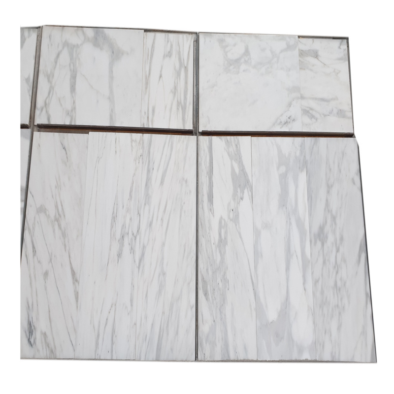 2023 Calacatta White Marble Tile Made in Turkey cut to size CEM-SLB-34 Calacatta White Grey Vein Marble For Kitchen