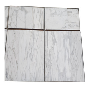 2023 Calacatta White Marble Tile Made in Turkey cut to size CEM-SLB-34 Calacatta White Grey Vein Marble For Kitchen