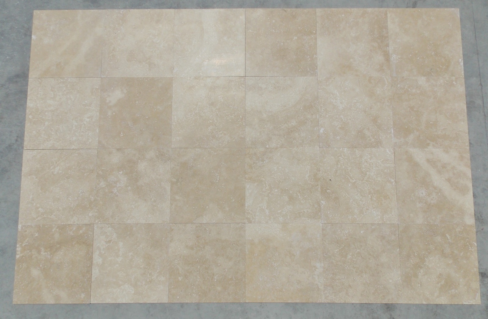 2024 Exterior Antique Tumbled  Beige Travertine Pavers cut to size Made in Turkey Factory CEM-FH-02 Premium Wholesale Floor Tile