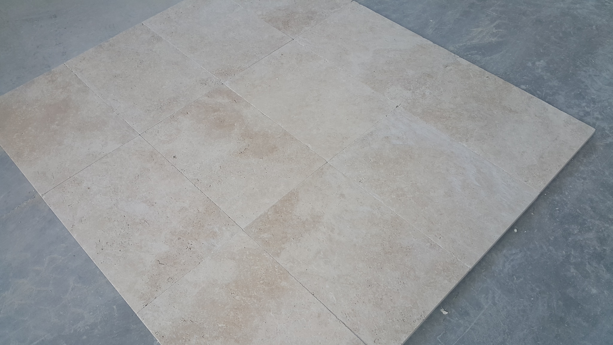 Light Ivory Travertine Turkey Classic Beige Travertine Cut to Size Tiles Cross Cut Unfilled and Tumbled Pavers