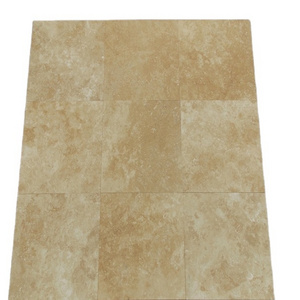 2024 Exterior Antique Tumbled  Beige Travertine Pavers cut to size Made in Turkey Factory CEM-FH-02 Premium Wholesale Floor Tile