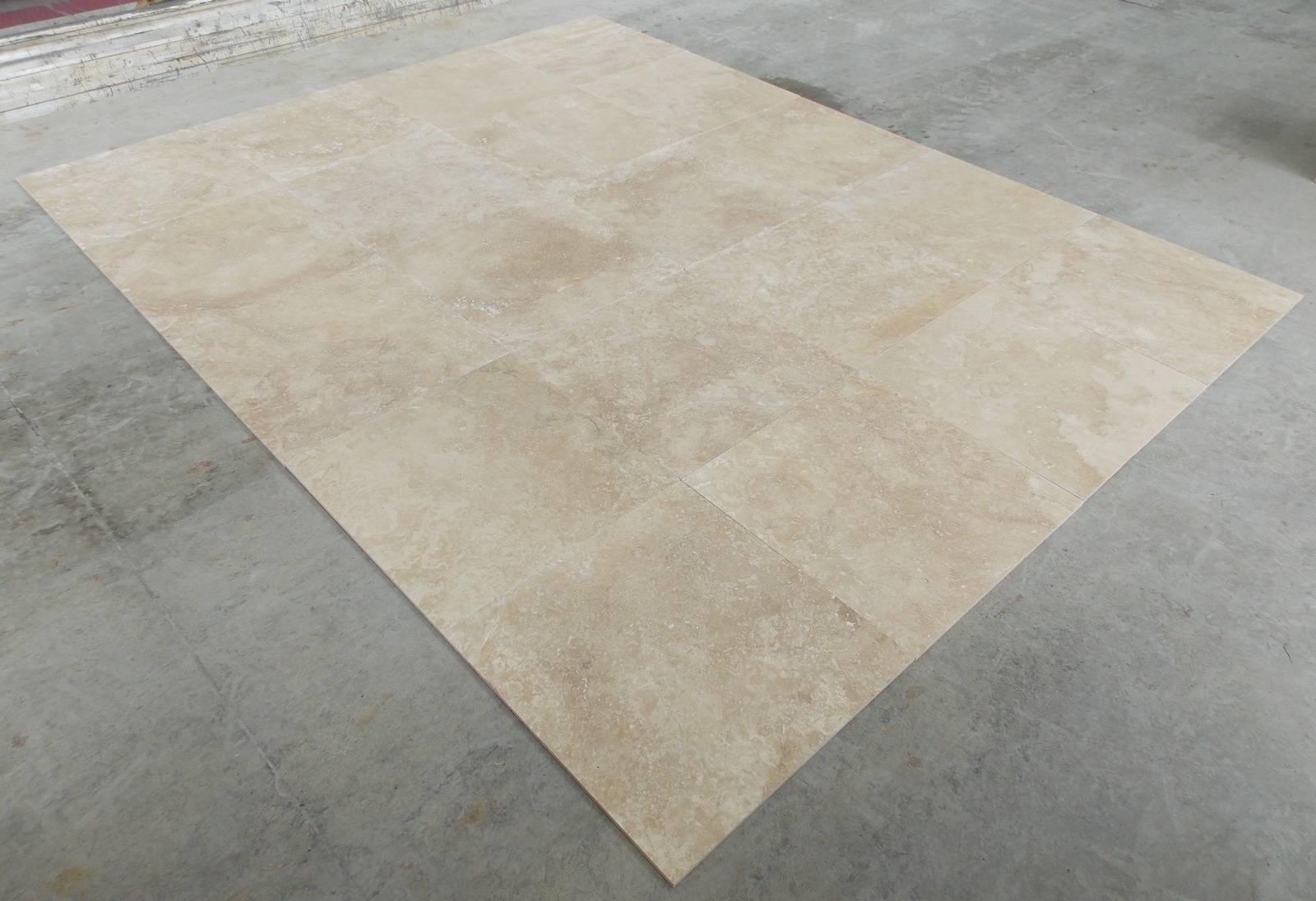 2024 Exterior Antique Tumbled  Beige Travertine Pavers cut to size Made in Turkey Factory CEM-FH-02 Premium Wholesale Floor Tile