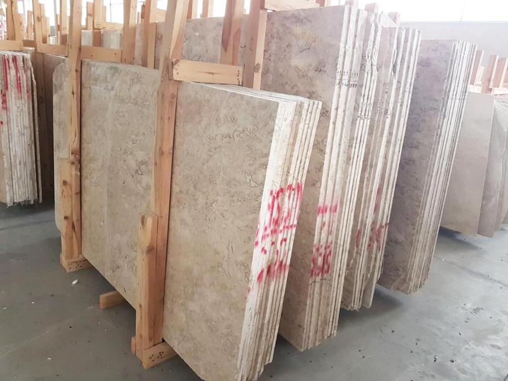 2023 Cappuccino Beige Marble Slabs Polished or Matt Honed Made in Turkey CEM-SLB-41 Natural Stone Slab Kitchen Countertop