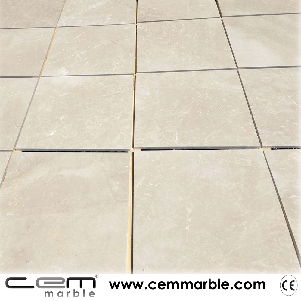 2023 Cream Beige Polished Marble Tile cut to size Made in Turkey CEM-P-36-12 Premium New Fashion Home and Hotel Decoration Stone