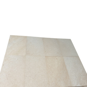 2024 Tralles Travertine French Pattern Set Non-slip Sandblasted Pavers Made in Turkey Outdoor Floors and Driveway Pavers