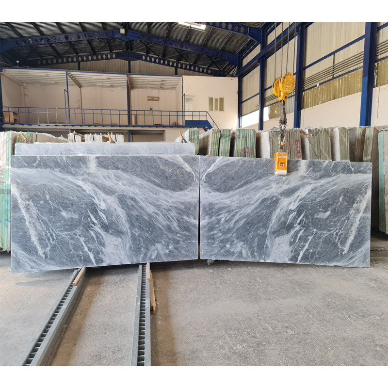 2023 Bardiglio Grey Marble Slab White Vein Light Grey Polished Finishing Cut to Size Made in Turkey Premium Top Quality Turkish