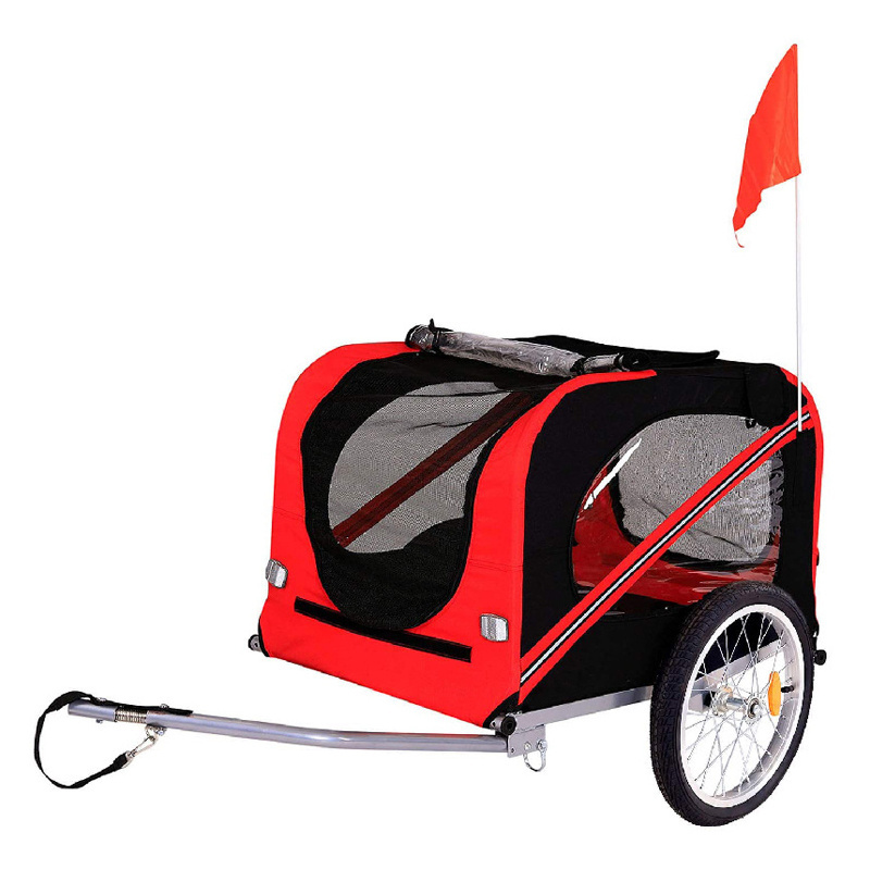 High quality Luxury Pet Trailer 2 in 1 Dog Bike Bicycle Trailer Stroller Jogger for Bike