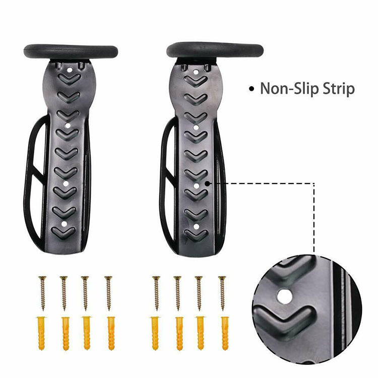 Bike Storage Hooks for Garage Wall  Stand up Indoor Bike Wall Mount Pedal Hook Wall Mount