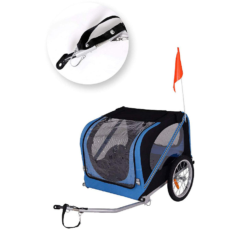 High quality Luxury Pet Trailer 2 in 1 Dog Bike Bicycle Trailer Stroller Jogger for Bike