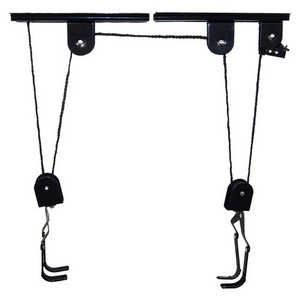 Bike Hanger Overhead  Pulley System with 100lb Capacity for Bicycles or Ladders  Secure Garage Ceiling Storage