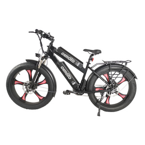 Super power E-bike Electric Bike 48V Dual Batteries Dual Motors 500W*2 7 Speed Gears 26 Inch Fat Tire Electric Bicycle