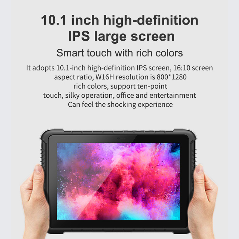 W16H 10inch 4Gb 64Gb Octa Core 10000mah Removable Battery Rugged Tablet 1000 Nit with Windows 10