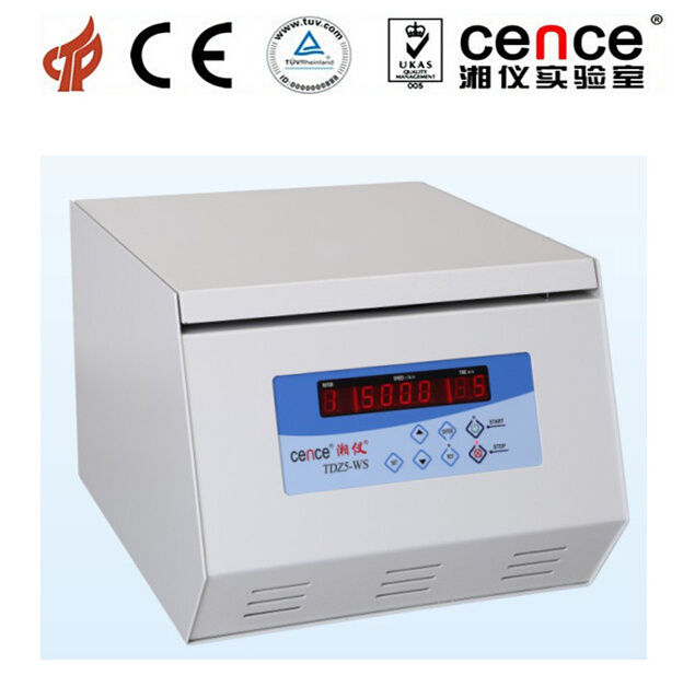 TDZ5-WS Tabletop Multiple Centrifuge Blood Plasma Prp Prf Centrifuge Kit Machine to Separate Laboratory Centrifuge <65db(a) 40kg