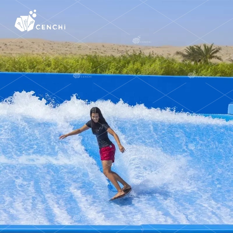 Cenchi resort water park flowrider machine commercial aqua sport wave maker for surfing