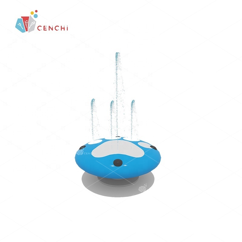 Cenchi outdoor aqua spray park wet deck pet toy pet mini water park dog paw splash pad agility training sport equipment