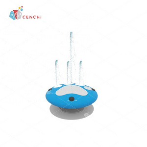 Cenchi outdoor aqua spray park wet deck pet toy pet mini water park dog paw splash pad agility training sport equipment