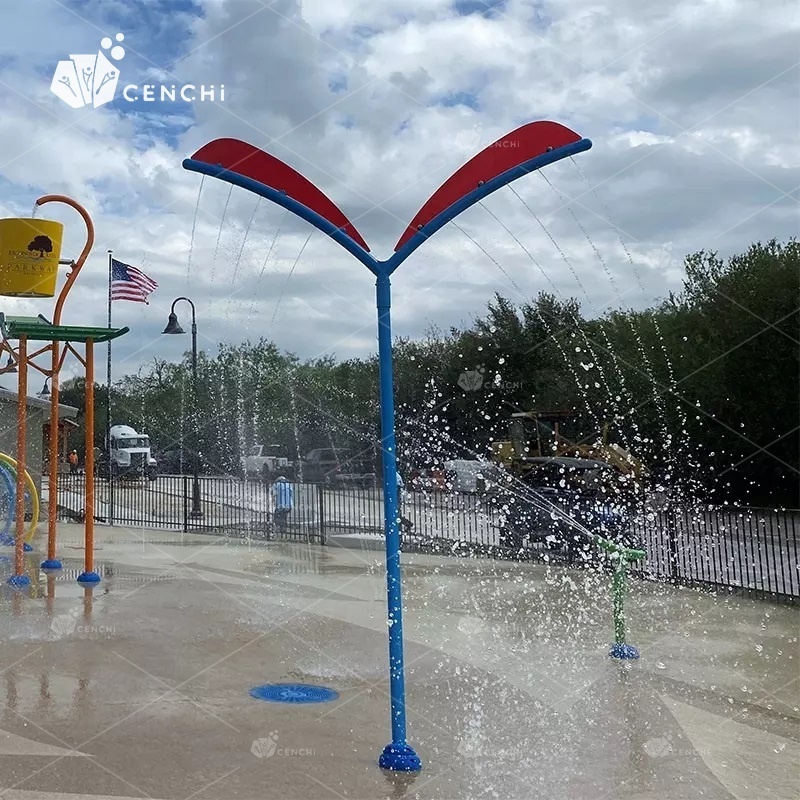 Cenchi outdoor city splash auqa play sprinklers hotel resort forest park cool splash pads water park equipment mini splash park