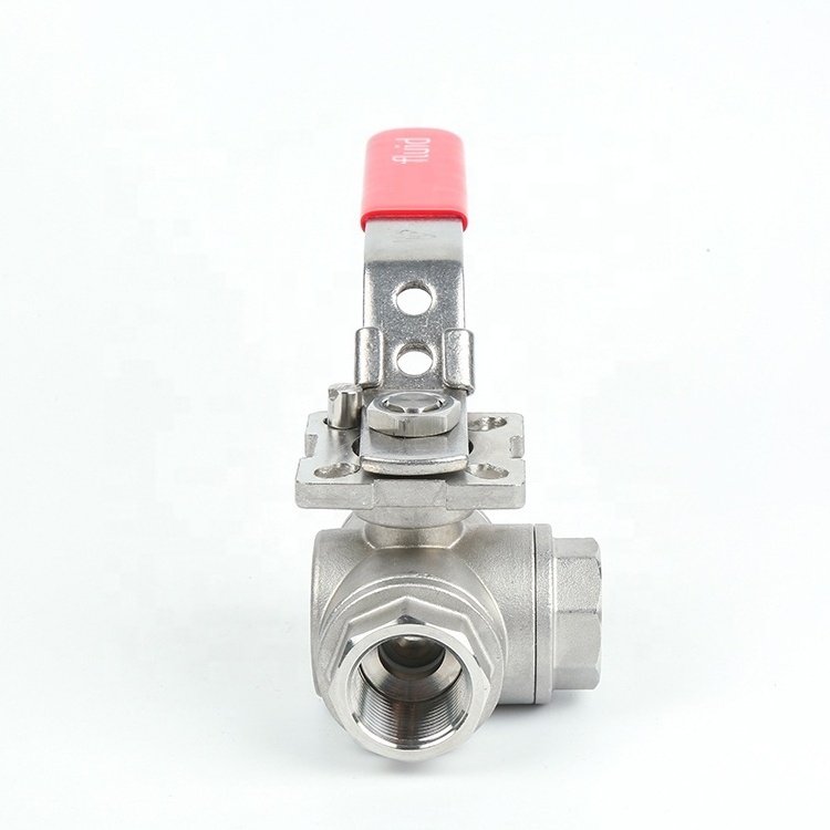 Bsp npt connections 3-way Ball Valves 3/8