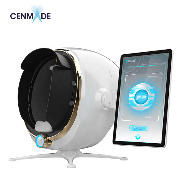 Cenmade Skin Analyzer Machine Facial Diagnostic Instrument Facial Moisture Test Facial Analysis 3d Analysis