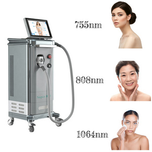 808 Diode Laser Three Wavelength Laser Hair Removal Machine Multifunction Beauty Equipment