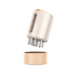 EMS Electric Scalp Massager And Hair Oil Applicator 15ml Hair Oil Applicator Bottle With Comb Red Light Therapy Scalp Applicator