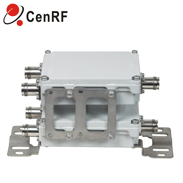 4.3-10 Female Combiner Low Insertion Loss RF Passive Combiner Communications Double Unit RF Signal Combiner