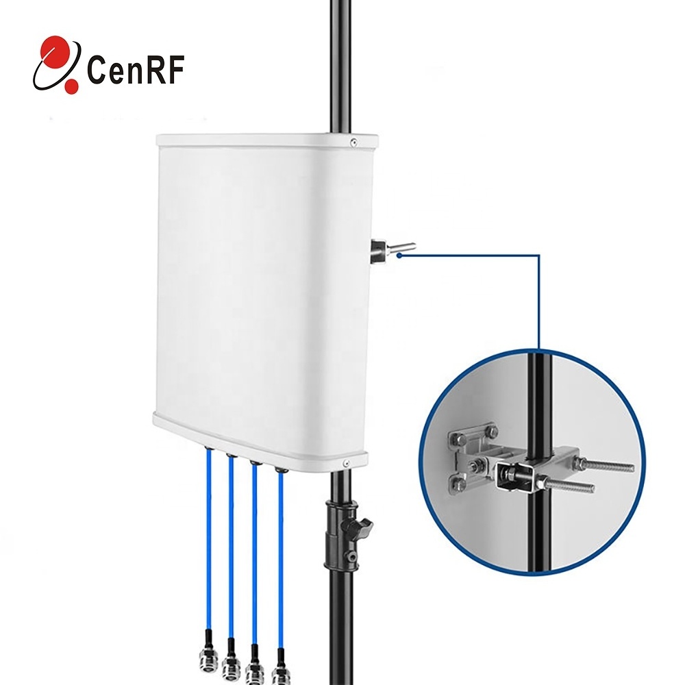 5G 4G 4x4 Panel Communication Outdoor Indoor MIMO Antenna 4 Ports 698-3800MHz Lte 10dBi Antena With N 4310 DIN SMA Connector