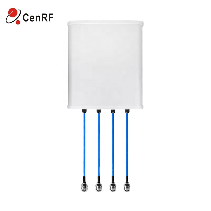 5G 4G 4x4 Panel Communication Outdoor Indoor MIMO Antenna 4 Ports 698-3800MHz Lte 10dBi Antena With N 4310 DIN SMA Connector