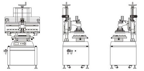 Manufacturer Cheapest Pcb Solder Paste Printer Semi-auto Printing Machine For Smt Production Line