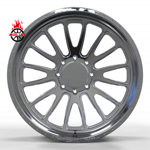 China custom lightweight polished 22x10 24x10 24x12 24x14 26x12 26x14 26x16 28x16 30x16 forged big truck wheels