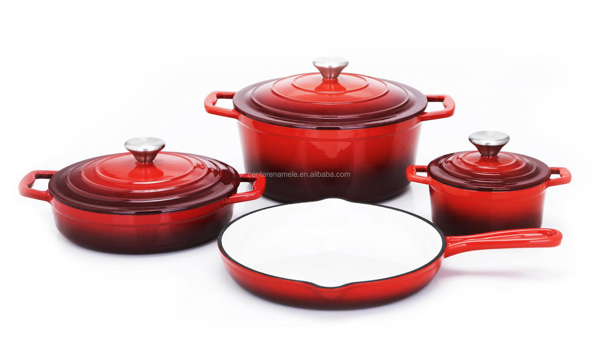 private label factory price Tableware baking Enamel cast iron cookware cooking stew pot Dutch Oven Casseroles cocotte Set