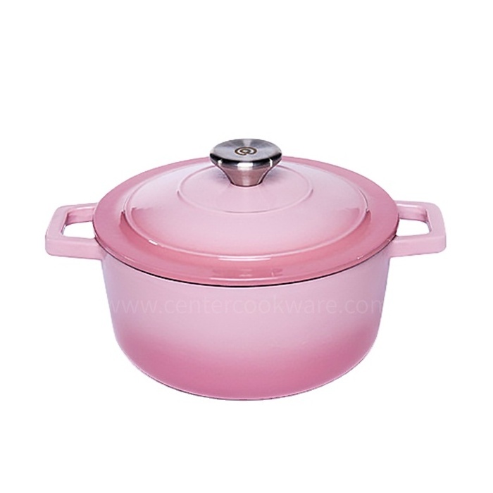 Factory supply wholesale Tableware Cookware Round french Oven Enameled Casseroles Cast Iron Dutch Oven boiler soup cook pot