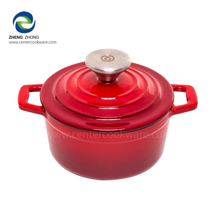 7pcs Enamel Cast Iron Cookware cooking pot set Non Stick kitchen ware casseroles