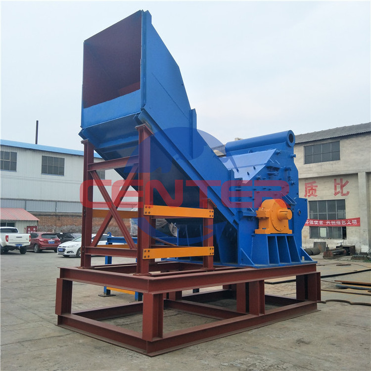 Scrap Car Shell Crusher Car Radiator Crusher Steel Shredder Crusher For Recycling